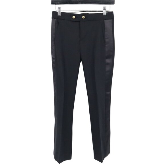 J. Crew Wool Pants Womens 00 Black Classic Capsule Professional Polished NWOT - Picture 1 of 16